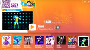 Boom on the Just Dance Now menu (2017 update, computer)