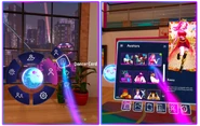 Tutorial screen for customizing Dancer Cards