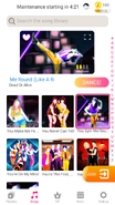 You Spin Me Round (Like a Record) on the Just Dance Now menu (2020 update, phone)