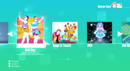 Bad Boy on the Just Dance 2020 menu (Wii)