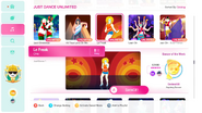 Le Freak no menu do Just Dance 2020