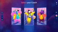 Just Dance 2024 Edition coach selection screen