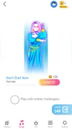 Just Dance Now coach selection screen (phone)
