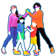 Just Dance 2017 album coach (Family Battle Version)