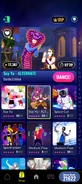 Soy Yo (Snake Version) on the Just Dance Now menu (2024 update, phone)