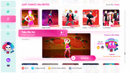 Take Me Out on the Just Dance 2020 menu