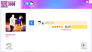 Just Dance Now scoring screen (2020 update)