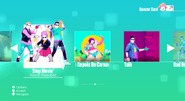 Stop Movin’ on the Just Dance 2020 menu (Wii)