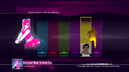 Tela de seleção de dançarino no Just Dance 2017 (camera)