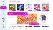 Medicina (Extreme Version) on the Just Dance 2019 menu