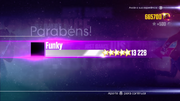 Just Dance 2016 scoring screen