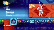 Mashup on the Just Dance 2017 menu