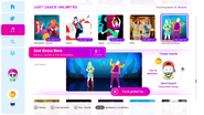 Soul Bossa Nova on the Just Dance 2019 menu