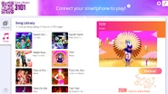 TOY on the Just Dance Now menu (2020 update, computer)