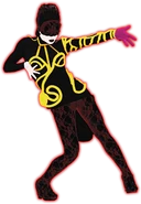 The album coach seen in The Art of Just Dance (10th Anniversary Edition)