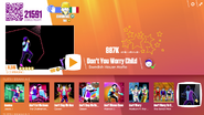 Don’t You Worry Child on the Just Dance Now menu (updated)