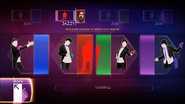 Just Dance 4 coach selection screen (Classic, Xbox 360)