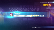 Just Dance 2016 scoring screen