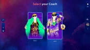 Just Dance 2024 Edition coach selection screen (updated)