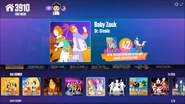Baby Zouk on the Just Dance Now menu