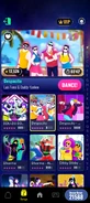 Despacito on the Just Dance Now menu (2024 update, phone)