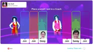 Just Dance 2020 coach selection screen