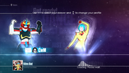Just Dance 2016 coach selection screen