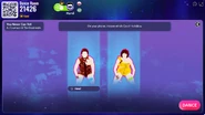 Just Dance Now coach selection screen (2024 update, computer)
