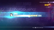 Just Dance 2016 scoring screen