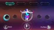 Just Dance 3 coach selection screen (Wii/PS3)