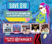 Just Dance 2015 Target promotion