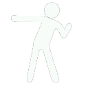 Pictogram silhouette used in settings