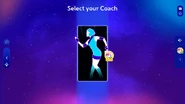 Just Dance 2025 Edition coach selection screen