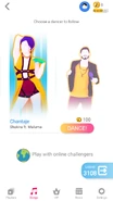 Just Dance Now coach selection screen (2020 update, phone)