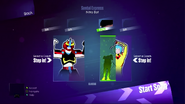 Just Dance 2014 coach selection screen (camera)