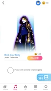 Tela de Seleção de treinador do Just Dance Now (celular)