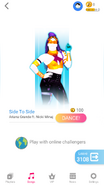 Just Dance Now coach selection screen (Classic, updated, phone)