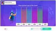 Just Dance 2020 coach selection screen (8th-gen, camera)
