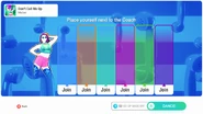 Just Dance 2020 coach selection screen (camera)