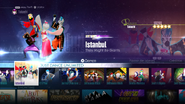 Istanbul on the Just Dance 2016 menu