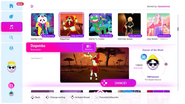 Dagomba on the Just Dance 2019 menu