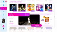 It’s You (Sweat Version) on the Just Dance 2019 menu