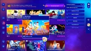 La Bachata on the Just Dance 2025 Edition menu