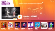 Starships (Charleston Version) on the Just Dance Now menu (2017 update, computer)