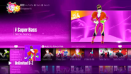 Super Bass on the Just Dance 2017 menu