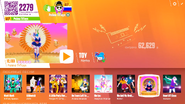 TOY on the Just Dance Now menu (outdated, computer)