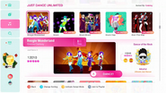 Boogie Wonderland on the Just Dance 2020 menu