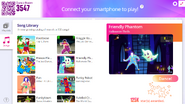 Friendly Phantom on the Just Dance Now menu (2020 update, computer)