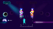 Just Dance: Greatest Hits coach selection screen (Xbox 360)