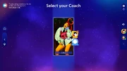 Just Dance 2025 Edition coach selection screen